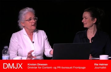 Kirsten Dinesen fortæller om nyhedsbreve, der virker. Journalist Rie Helmer er moderator..